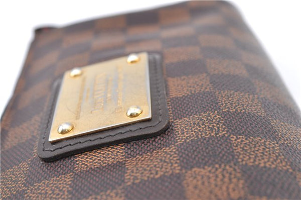 Authentic Louis Vuitton Damier Eva Accessories Pouch Hand Bag N55213 LV 8860B