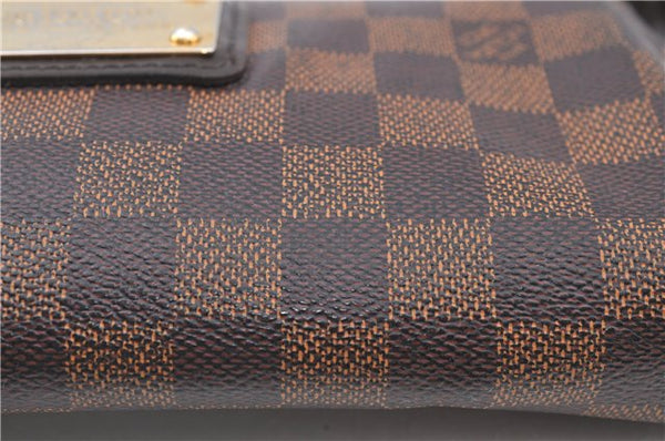 Authentic Louis Vuitton Damier Eva Accessories Pouch Hand Bag N55213 LV 8860B