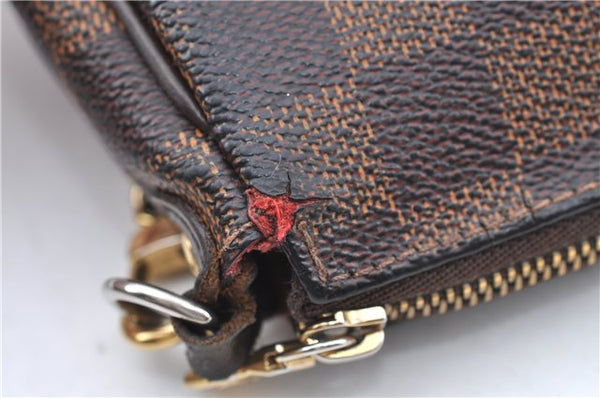 Authentic Louis Vuitton Damier Eva Accessories Pouch Hand Bag N55213 LV 8860B
