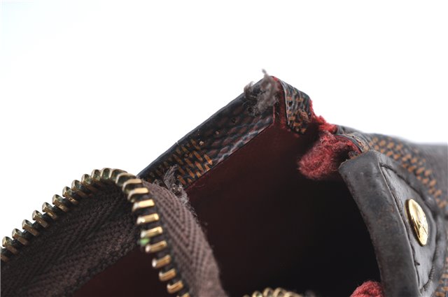 Authentic Louis Vuitton Damier Eva Accessories Pouch Hand Bag N55213 LV 8860B