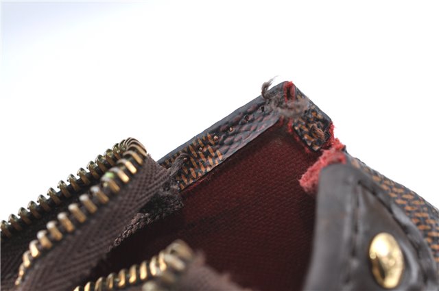 Authentic Louis Vuitton Damier Eva Accessories Pouch Hand Bag N55213 LV 8860B