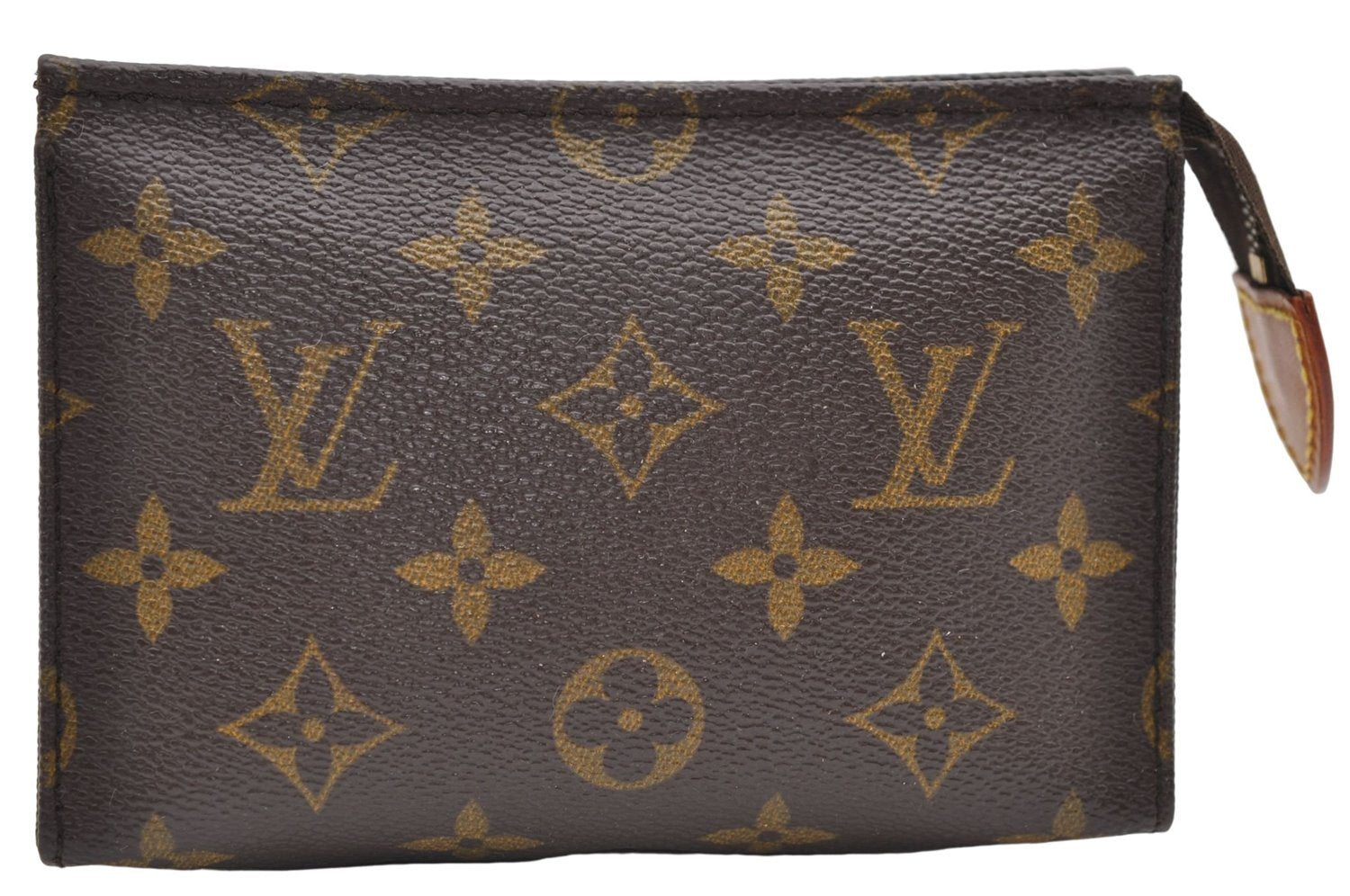 Auth Louis Vuitton Monogram Poche Toilette 15 Cosmetics Pouch M47546 LV 8860D