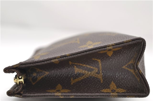 Auth Louis Vuitton Monogram Poche Toilette 15 Cosmetics Pouch M47546 LV 8860D
