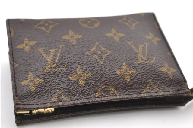 Auth Louis Vuitton Monogram Poche Toilette 15 Cosmetics Pouch M47546 LV 8860D