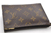 Auth Louis Vuitton Monogram Poche Toilette 15 Cosmetics Pouch M47546 LV 8860D