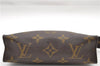 Auth Louis Vuitton Monogram Poche Toilette 15 Cosmetics Pouch M47546 LV 8860D