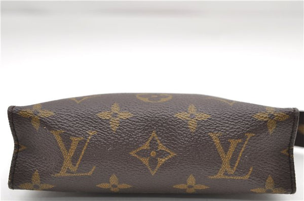 Auth Louis Vuitton Monogram Poche Toilette 15 Cosmetics Pouch M47546 LV 8860D