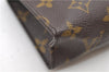 Auth Louis Vuitton Monogram Poche Toilette 15 Cosmetics Pouch M47546 LV 8860D