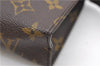Auth Louis Vuitton Monogram Poche Toilette 15 Cosmetics Pouch M47546 LV 8860D