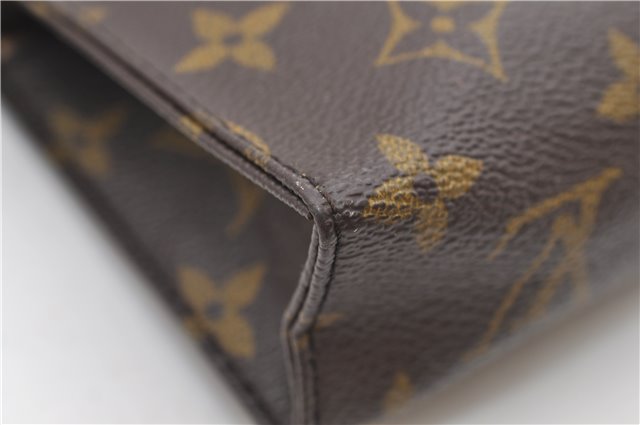 Auth Louis Vuitton Monogram Poche Toilette 15 Cosmetics Pouch M47546 LV 8860D