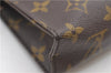 Auth Louis Vuitton Monogram Poche Toilette 15 Cosmetics Pouch M47546 LV 8860D