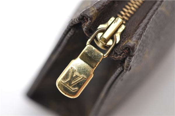 Auth Louis Vuitton Monogram Poche Toilette 15 Cosmetics Pouch M47546 LV 8860D