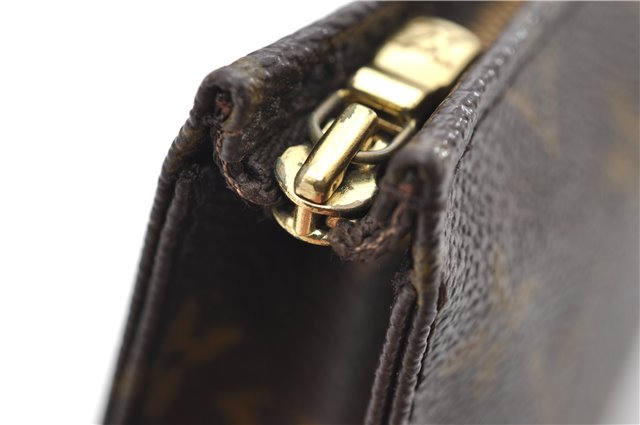 Auth Louis Vuitton Monogram Poche Toilette 15 Cosmetics Pouch M47546 LV 8860D