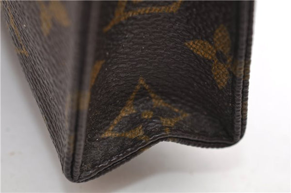 Auth Louis Vuitton Monogram Poche Toilette 15 Cosmetics Pouch M47546 LV 8860D