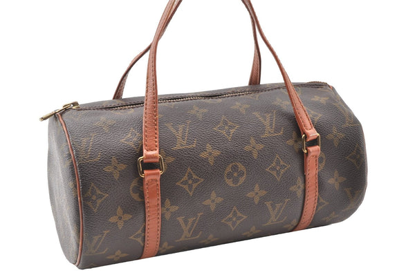 Authentic Louis Vuitton Monogram Papillon 26 Hand Bag Old Model LV 8860F