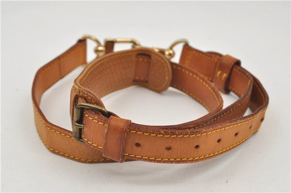 Authentic Louis Vuitton Leather Shoulder Strap Beige 36.2-42.9" LV 8861D