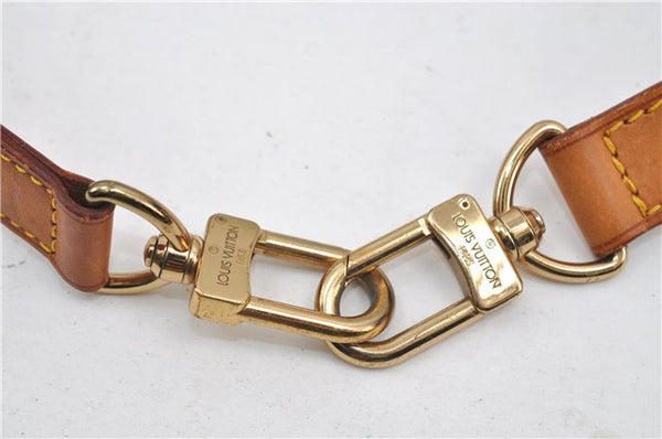 Authentic Louis Vuitton Leather Shoulder Strap Beige 36.2-42.9" LV 8861D