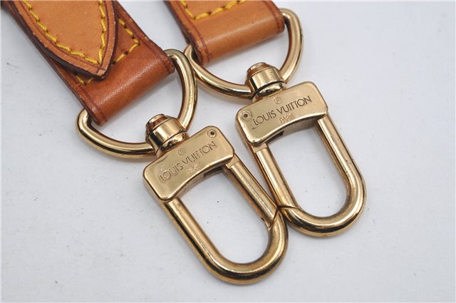 Authentic Louis Vuitton Leather Shoulder Strap Beige 36.2-42.9