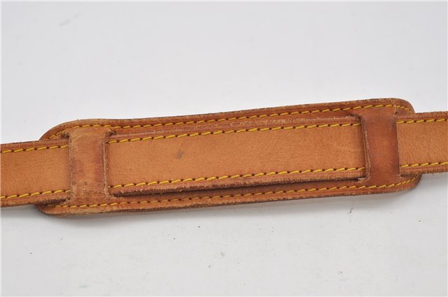 Authentic Louis Vuitton Leather Shoulder Strap Beige 36.2-42.9