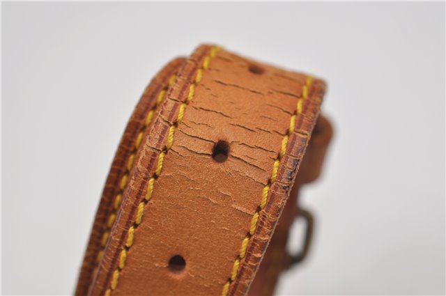 Authentic Louis Vuitton Leather Shoulder Strap Beige 36.2-42.9