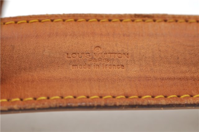 Authentic Louis Vuitton Leather Shoulder Strap Beige 36.2-42.9