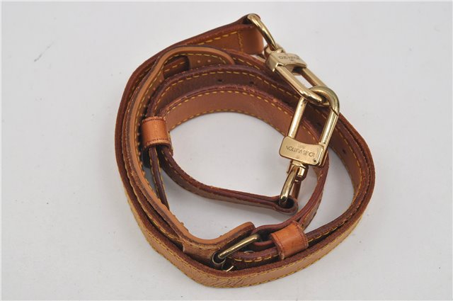 Authentic Louis Vuitton Leather Shoulder Strap Beige 36.2-42.9