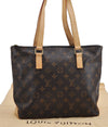 Authentic Louis Vuitton Monogram Cabas Piano Shoulder Tote Bag M51148 LV 8863F