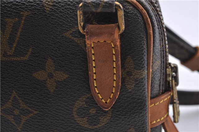 Auth Louis Vuitton Monogram Marly Bandouliere Shoulder Cross Bag M51828 LV 8866C