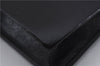 Authentic YVES SAINT LAURENT Clutch Hand Bag Purse Leather Black 8869D