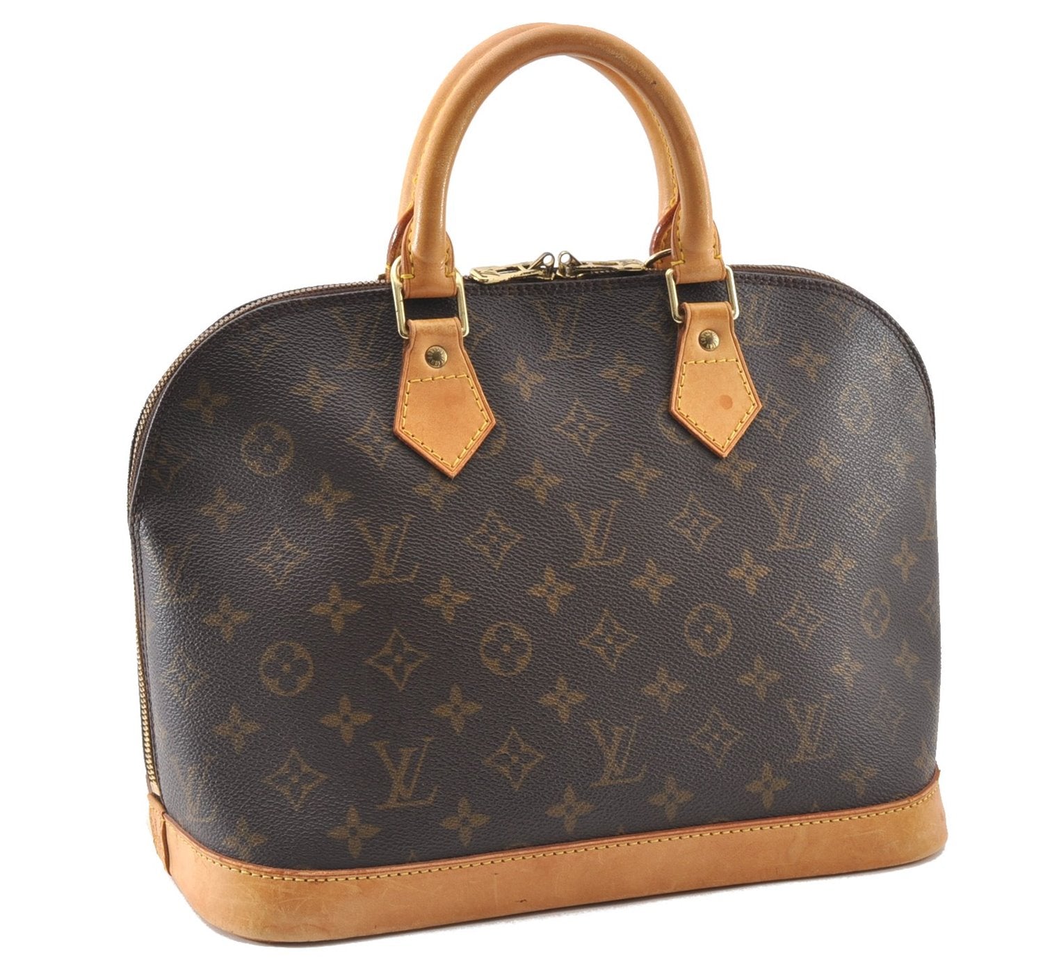 Authentic Louis Vuitton Monogram Alma Hand Bag Purse M51130 LV 8871F