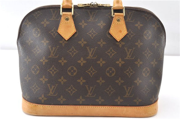 Authentic Louis Vuitton Monogram Alma Hand Bag Purse M51130 LV 8871F