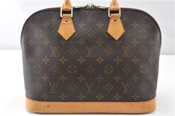 Authentic Louis Vuitton Monogram Alma Hand Bag Purse M51130 LV 8871F