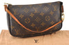 Authentic Louis Vuitton Monogram Pochette Accessoires Pouch M51980 LV 8872F