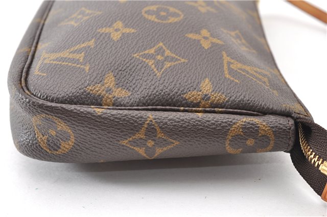 Authentic Louis Vuitton Monogram Pochette Accessoires Pouch M51980 LV 8872F