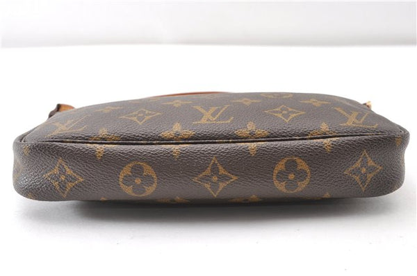 Authentic Louis Vuitton Monogram Pochette Accessoires Pouch M51980 LV 8872F