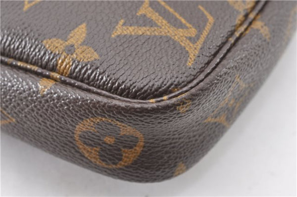 Authentic Louis Vuitton Monogram Pochette Accessoires Pouch M51980 LV 8872F