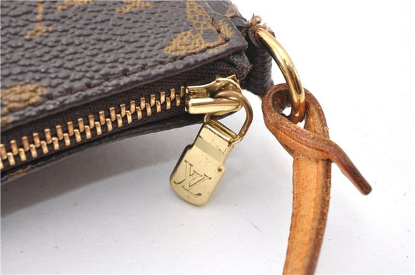Authentic Louis Vuitton Monogram Pochette Accessoires Pouch M51980 LV 8872F