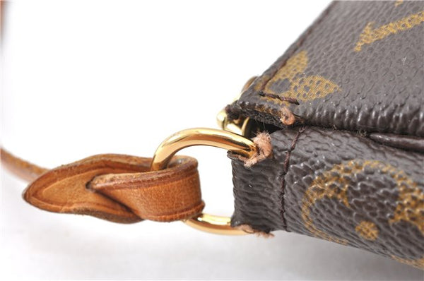 Authentic Louis Vuitton Monogram Pochette Accessoires Pouch M51980 LV 8872F