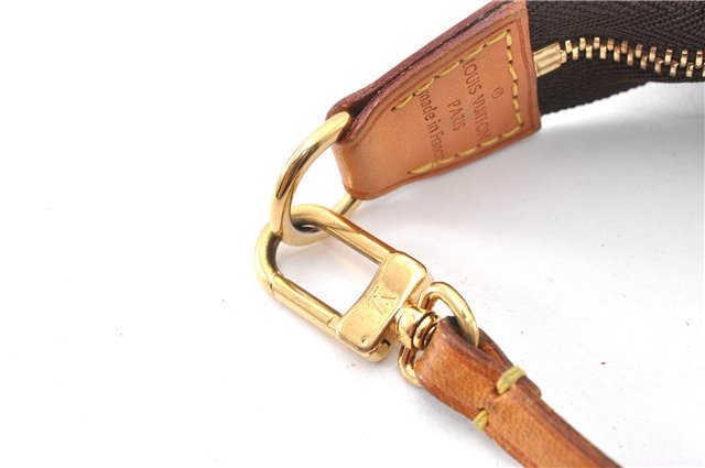 Authentic Louis Vuitton Monogram Pochette Accessoires Pouch M51980 LV 8872F