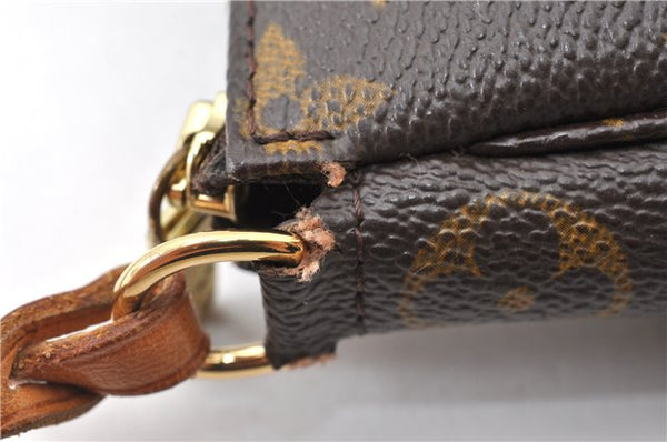 Authentic Louis Vuitton Monogram Pochette Accessoires Pouch M51980 LV 8872F