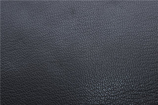 Authentic GUCCI Bamboo Shoulder Tote Bag Leather 0028260 Black 8873D