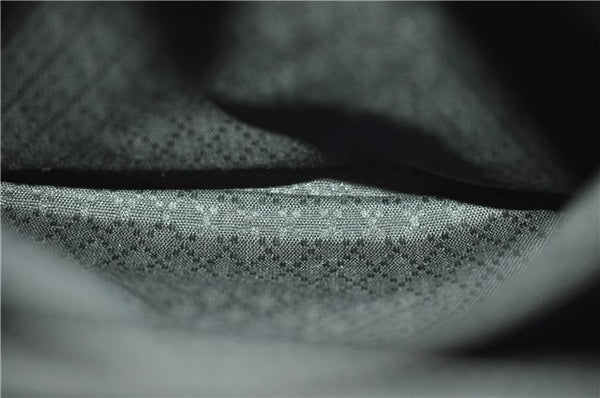 Authentic GUCCI Bamboo Shoulder Tote Bag Leather 0028260 Black 8873D