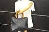 Authentic GUCCI Bamboo Shoulder Tote Bag Leather 0028260 Black 8873D