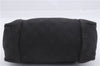Authentic GUCCI Shoulder Hand Bag Purse GG Canvas Leather 101333 Black 8874D