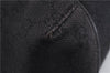 Authentic GUCCI Shoulder Hand Bag Purse GG Canvas Leather 101333 Black 8874D