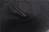 Authentic GUCCI Shoulder Hand Bag Purse GG Canvas Leather 101333 Black 8874D