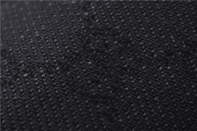 Authentic GUCCI Shoulder Hand Bag Purse GG Canvas Leather 101333 Black 8874D