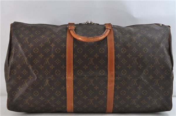 Authentic Louis Vuitton Monogram Keepall 60 Boston Bag M41422 LV 8875C