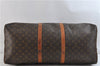 Authentic Louis Vuitton Monogram Keepall 60 Boston Bag M41422 LV 8875C