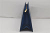Authentic Louis Vuitton Epi Trousse Crete Clutch Bag Blue M48405 Junk 8876D